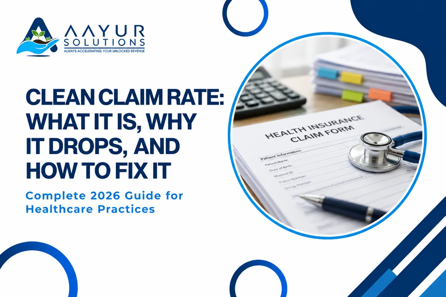 Clean claim rate benchmark guide for medical billing practices
